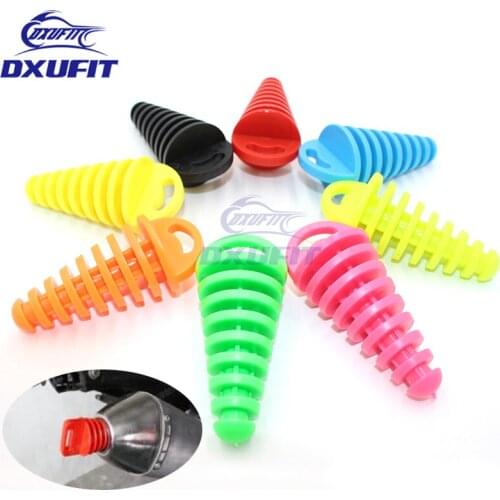 DXUFIT Exhaust Muffler With Move Blow-Down Silencer Wash Plug Motorcycle Exhaust Pipe Muffler Silence 17-37mm Motorcycle Part 10