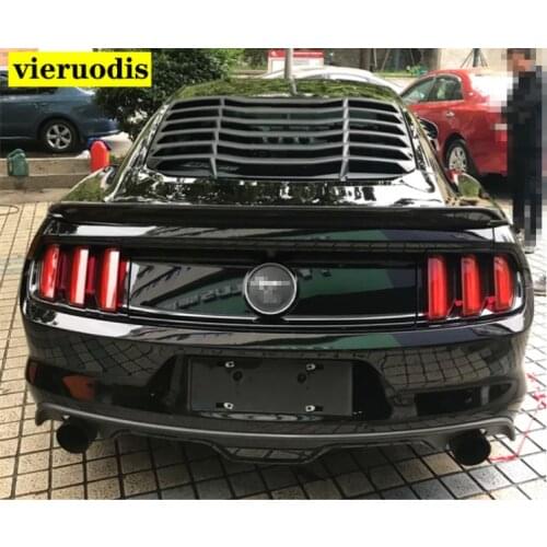 For Ford Mustang 2015 2016 2017 High quality ABS big spoiler black or white or prime car rear spoiler for Ford Mustang