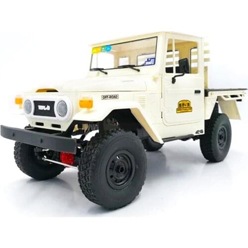 WPL C44KM 1/16 RC Car Metal Edition Kit 4Wd Climbing Off-Road Truck Accessories Upgrade Without ESC Battery Transmitter Receiver