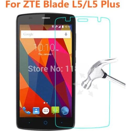 ZTE Blade L5 Tempered Glass Original 9H High Quality Protective Film Explosion-proof Screen Protector for ZTE Blade L5 plus