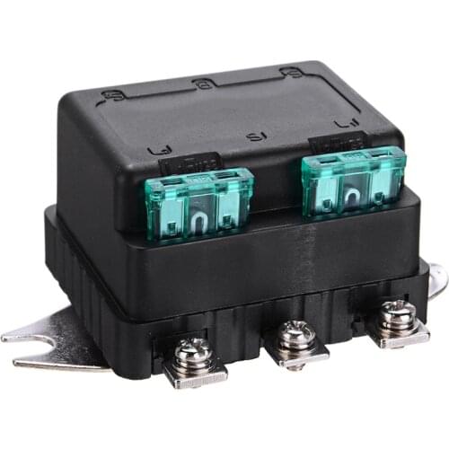 1pc Car Auto Twin Hi/Lo Headlight Relay Fused Double Fuse NLR-132 12V 30A With Individual Fuse Holders Repair Accessories Parts