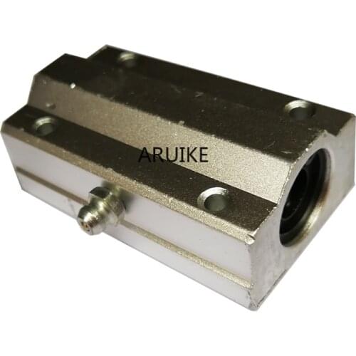 1PCS SC8LUU SCS8LUU 8mm/10mm/12mm/16mm/20mm/25mm/30mm long type Linear Ball Bearing Block For shaft CNC Router