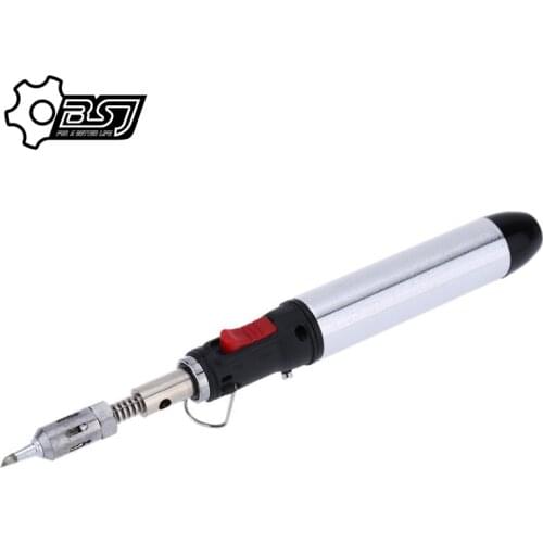 12ml Gas Blow Torch Soldering Solder Iron Gun with Tool Tip Cordless Pen Burner Electronics DIY Tool