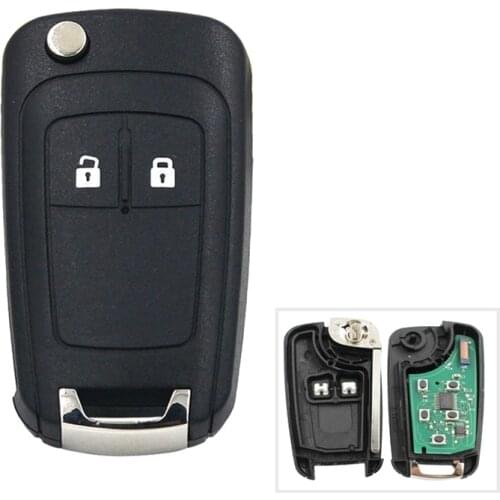 2 Buttons 434MHz With ID46 Chip Car Remote Control Key Fob for Chevrolet Aveo Cruze Orlando HU100 Blade