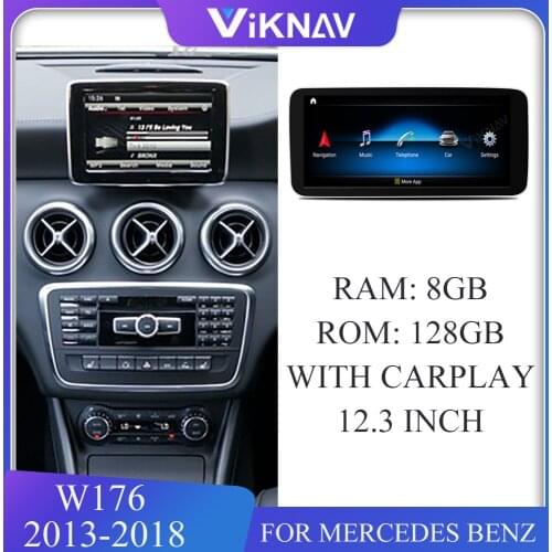 Car radio android for Mercedes Benz W176 2013 2014 2015 2016 2017 2018 carplay multimedia player