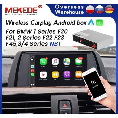 Wireless CarPlay Android For BMW 1 Series F20 F21 2 Series F22 F23 F45 3/4 Series Car Radio multimedia Android Auto Carplay
