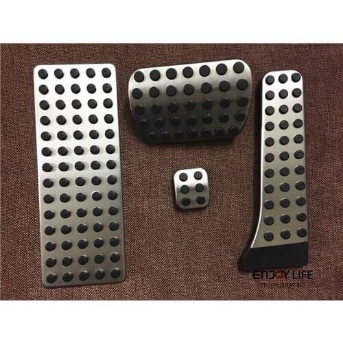 No Drilling! Gas Fuel Brake Footrest Foot Rest Pedal Pad Cover For Benz W202 W203 W204 W205 W210 W211 W212 X204 C E GLK Class