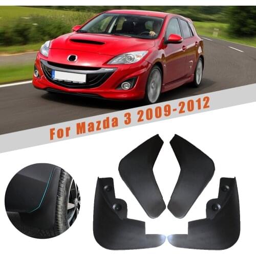 Car Front Rear Mud Flaps For Mazda 3 Hatchback 2009 2010 2011 2012 Splash Guards for Fender Mudguards Mudflaps