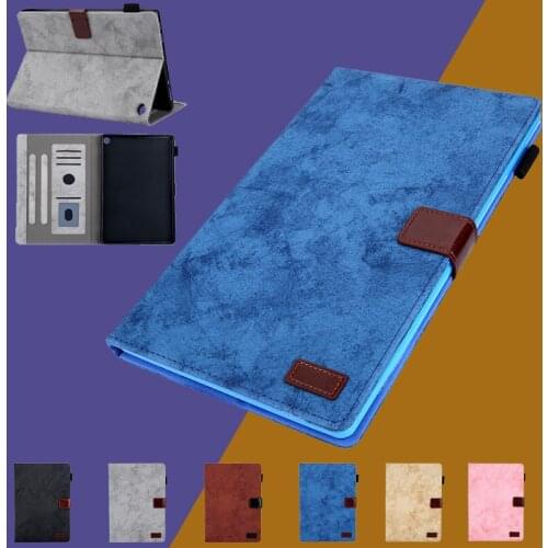 For Kindle case Fire HD10 hd 10 2021 New capa kindle Fire HD10 plus Leather Fire HD 10.1'' Business wallet Stand tablet Cover