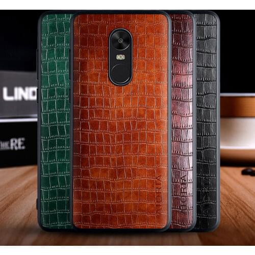 Case for Xiaomi Redmi Note 4X 4 funda luxury crocodile pattern leather soft TPU hard cover for Xiaomi Redmi Note 4 case funda
