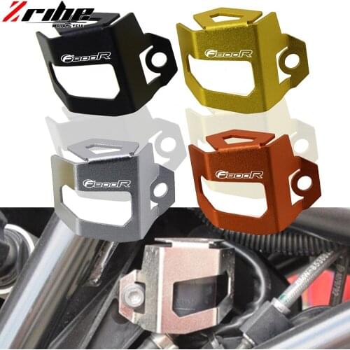 CNC Aluminum Rear Brake Fluid Reservoir Guard Protector For BMW F650GS F800GS 08-12 F800R 08-18 1290 1190 1050 Adventure
