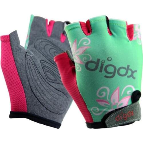 Childrens Summer Half Finger Bicycle Glove Girl 's Thin Lycra Breathable Outdoor Sports Fitness Gloves Boys Cycling Gloves S7