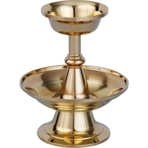 Dharma Protection Cup for Buddha Supplies Tibetan Pure Copper Smooth Trumpet