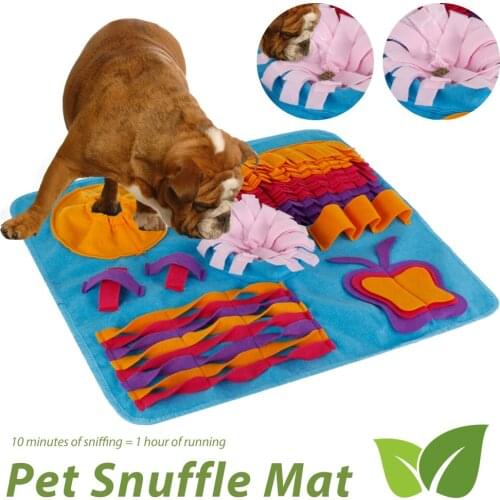 Pet Sniffing Washable Mat Dog Cat Smell Training Pad Consume Energy Puzzle Toys for Pets Puppy Release Blanket Training Stress