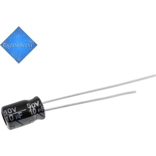 50pcs/lot Higt quality 50V10UF 5*7mm 10UF 50V 5*7 Electrolytic capacitor In Stock