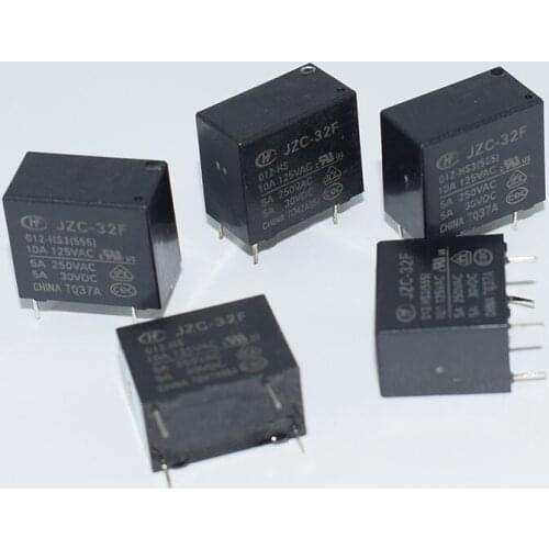 JZC - 32-012 - f HS3 5 a / 250 vac / 4 feet a set of 32 f - 12v - HS normally open relay