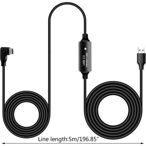 3m and 5m High Quality USB3.0 to Type-C Data Cable Fast File Transfer USB Cable Suitable for Oculus Quest 2 Link VR