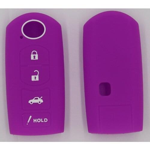 2PC Silicone Car Key Cover Remote Case for MAZDA 2 3 6 CX-3 CX-5 CX-7 for Toyota Yaris (former IA) Shell Protector Key Holder