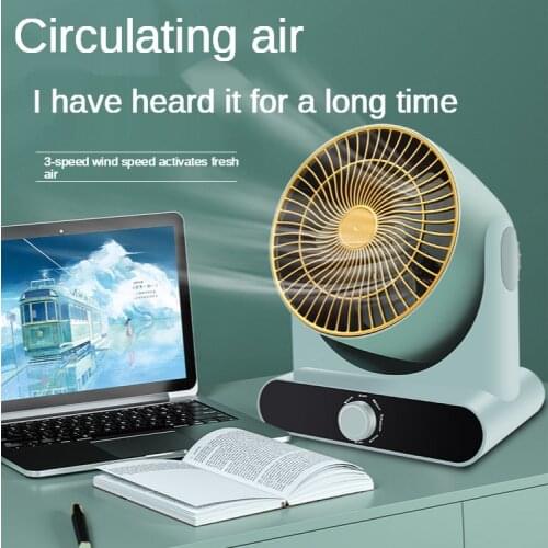 Mini Electric Fan Turbo Cooler Household Air Circulation Fan Mute Air Conditioning Air Convection Ventilation Desktop Fan