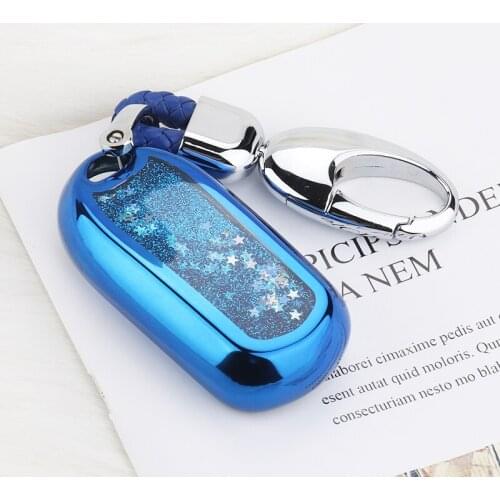 Quicksand Soft TPU Protection Key Case Cover for OPEL Astra Buick ENCORE ENVISION NEW LACROSSE Rings Protect Shell Car Styling