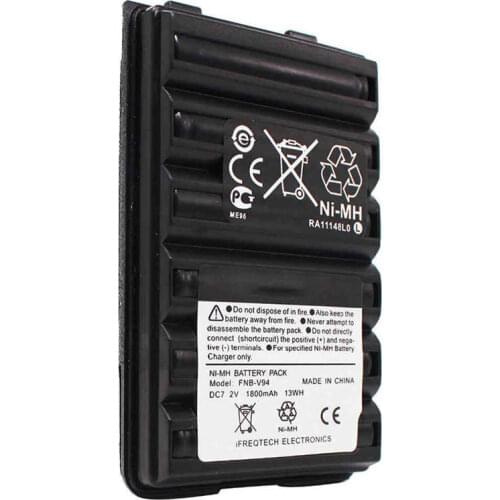 New Fnb-V94 Fnb-83 Fnb-V57 1800Mah Battery For Yaesu Vertex Vx210 Vx400 Vx170 Ft-60
