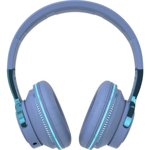 New H2 Head-mounted Earphones TWS BT5.1 Wireless Subwoofer Stereo Sport Music Game Headset Foldable Retractable Supports TF Card