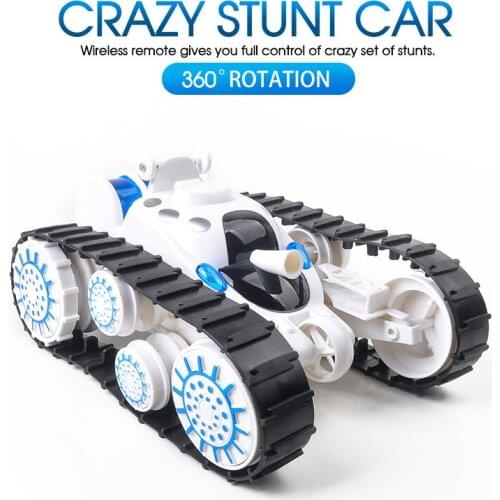 New Cross-Border Childrens Remote Control Tank Vehicle 360 Degree Turnover Boy Toy Tank L Childrens Gift