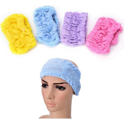Top Quality Hair Style Towel Women Girls Towel Face Wash Shower Spa Makeup Hair Headband for Shower