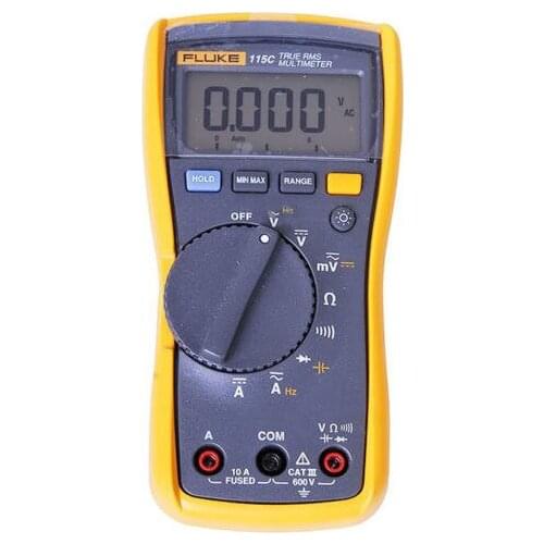 Fluke 115C True RMS Field Multimeter 1000uF Backlight Digital Multimeter Meter Field Multimeter 1000uF Backlight F115C