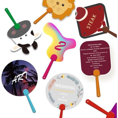 Custom plastic hand fan best selling promotion products hand mini portable fan