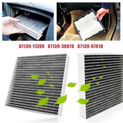 Car Pollen Cabin Air Filter 87139-YZZ08 87139-30070 87139-07010 For Toyota Auris Avensis Camry Corolla Hilux RAV4 Prius Yaris