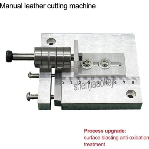 Manual Leather cutter Desktop DIY handmade leather cutting machine leather paring tools can be cut to width within 60MM 1pc