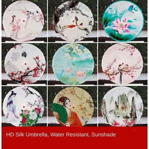 Silk Oiled Paper Umbrella Decoration Diy Rainproof paraguas parasol guarda chuva parapluie sombrilla regenschirm hediyelik