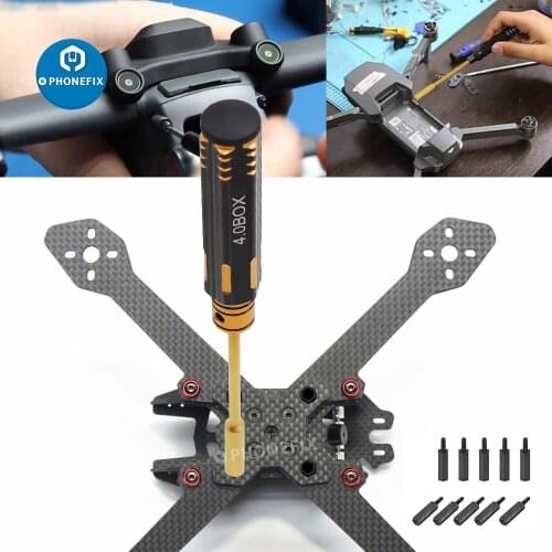 4/5.5/7/8mm Hexagonal Head Socket Hex Nut Drivers Screwdrivers Kit For RC Quadcopter Helicopter FPV Drone Car Airplane Repair