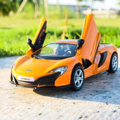 SuperSport Family Mclaren 650S Christmas Gifts For Children Simulation Diecasts & Toy Vehicles RMZ city 1:36 Alloy Car Model