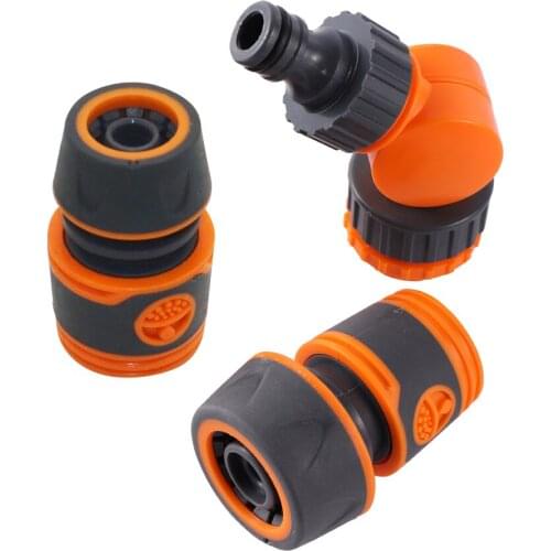 180° Rotatable Water Tap Splitter Faucet Quick Connector 1/2" 3/4" Thread Port Garden Farm Irrigation Car Washing Swivel Joint