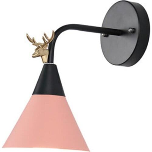 Nordic Loft Design Iron Wall Sconce Modern LED Wall Light Bedroom Bedside Wall Lamp Home Decor Indoor Lighting Fixtures