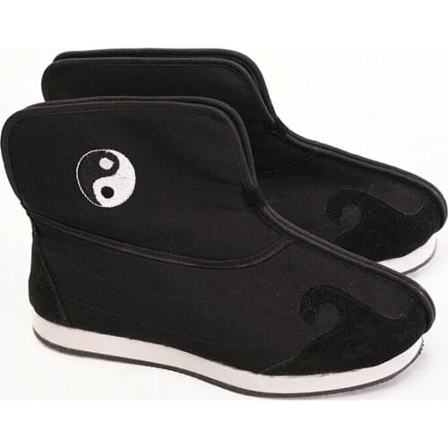 Winter Rubber Sole Taoist Shoes Chinese Traditions Footwear Tai Chi Shoes Kung Fu Wushu Shoes