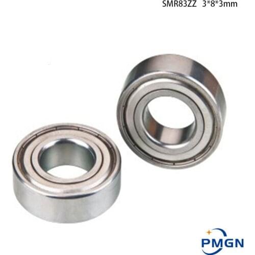 10pcs ABEC-5 SMR83ZZ SMR83 ZZ MR83ZZ MR83 R-830ZZ 3X8X3 3*8*3 mm Stainless Steel Deep Groove Ball Bearing Miniature Bearing