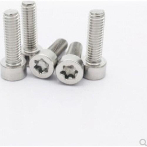 10-20pcs/lot M2 M2.5 M3 M4 M5 M6 Torx cap head screw stainless steel socket torx screw