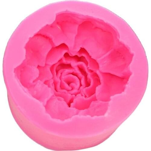 3D Large Flowers Roses Soap Mould Chocolate Cake Decorating Tools DIY Baking Fondant Silicone Mold E557