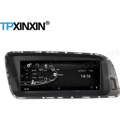 8+256G 1 DIN Car Radio Receiver Android 11 Auto For Audi Q5 2009 2010 2011 2012 2013 2015 GPS Navigation Video Player Head Unit