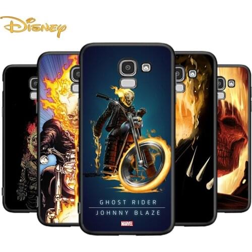 Ghost Rider For Samsung Galaxy J8 J7 J6 J5 J4 J3 J2 Duo Prime Plus Core EU 2015 2016 2017 2018 Soft Phone Case