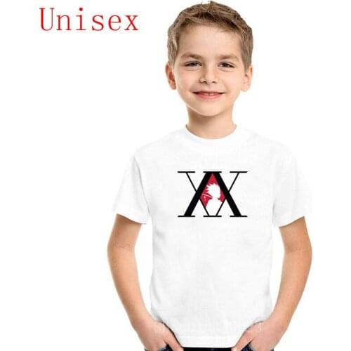 Custom Print Hunter X Hunter Children TShirt High Quality kids clothes girls Summer Boy Clothes pop shirts for teenage girl