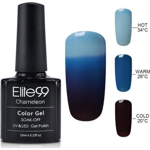 Elite99 10ml Thermal Gel Polish Temperature Change Color Nail Gel Polish UV Gel Varnish Enamel Semi Permanent Nail Art Manicure