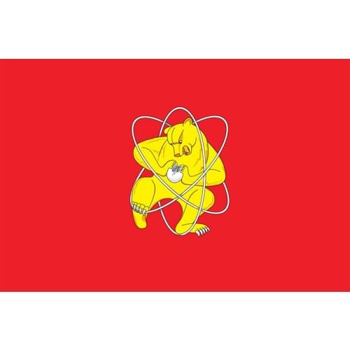 Yehoy hanging 90*150cm Zheleznogorsk Krasnoyarsk Krai Flag For Decoration