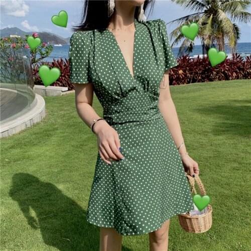 Зеленые летние платья JUNSRM China At AliExpress