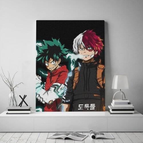 Paintings Wall Art Canvas My Hero Academia Anime Modular Cool Boy Picture HD Print Posters No Frame For Living Room Home Decor