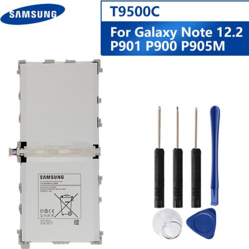 Original Replacement Tablet Battery T9500C For SAMSUNG Galaxy Note 12.2 P900 P901 P905 T900 P900 P905 T9500C T9500E/U/K 9500mAh