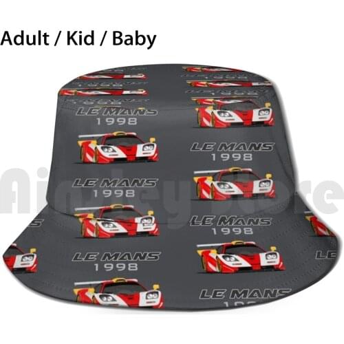 Le Mans Legend #40 - 1998 Bucket Hat Adult kid baby Beach Sun Hats Le Mans 24h 1998 Formula Gt1 Endurance Cars Classic